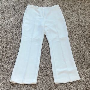 Rachel Parcell White Wide-Leg Dress Pants Size 16